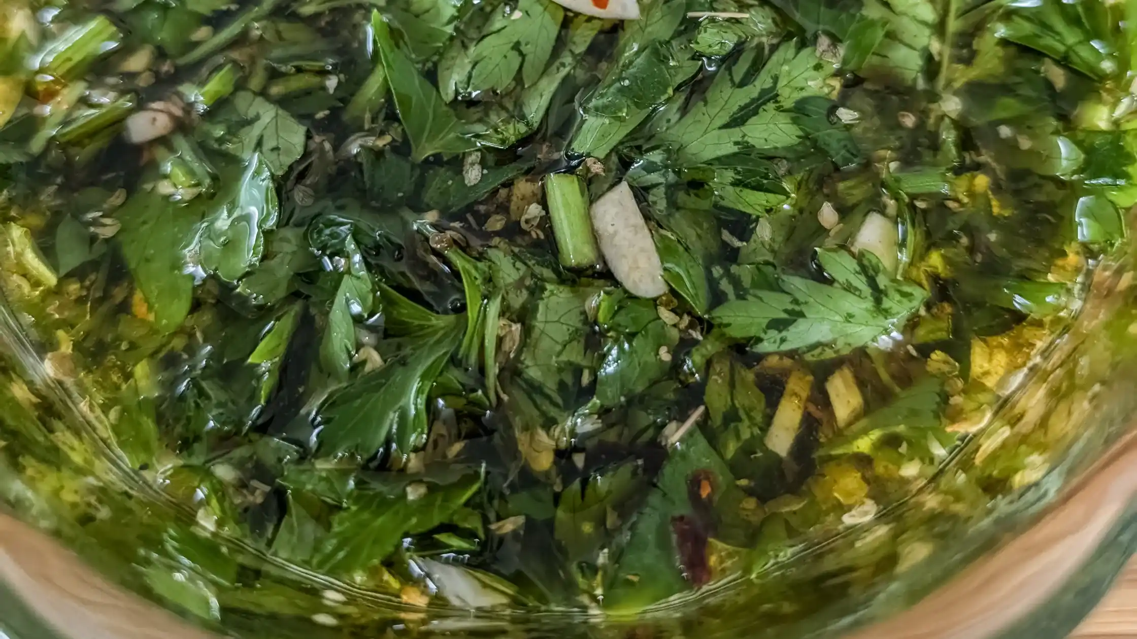 featured chimichurri image close up