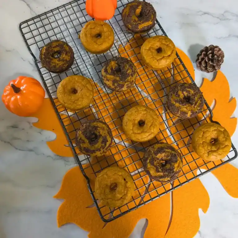 featured image of baked donuts on wire rack
