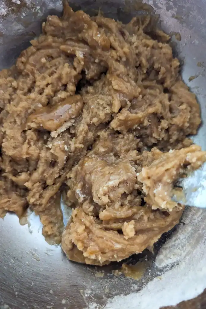 the mixed muffin batter minus the oat mixture