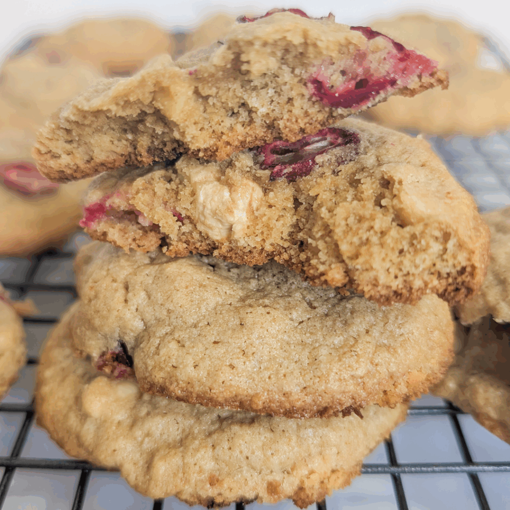 Delicious homemade chocolate cookies with white chocolate chips, perfect for any occasion.