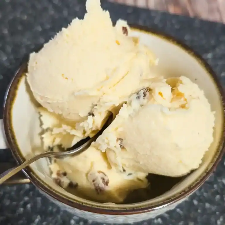 rum raising ice cream