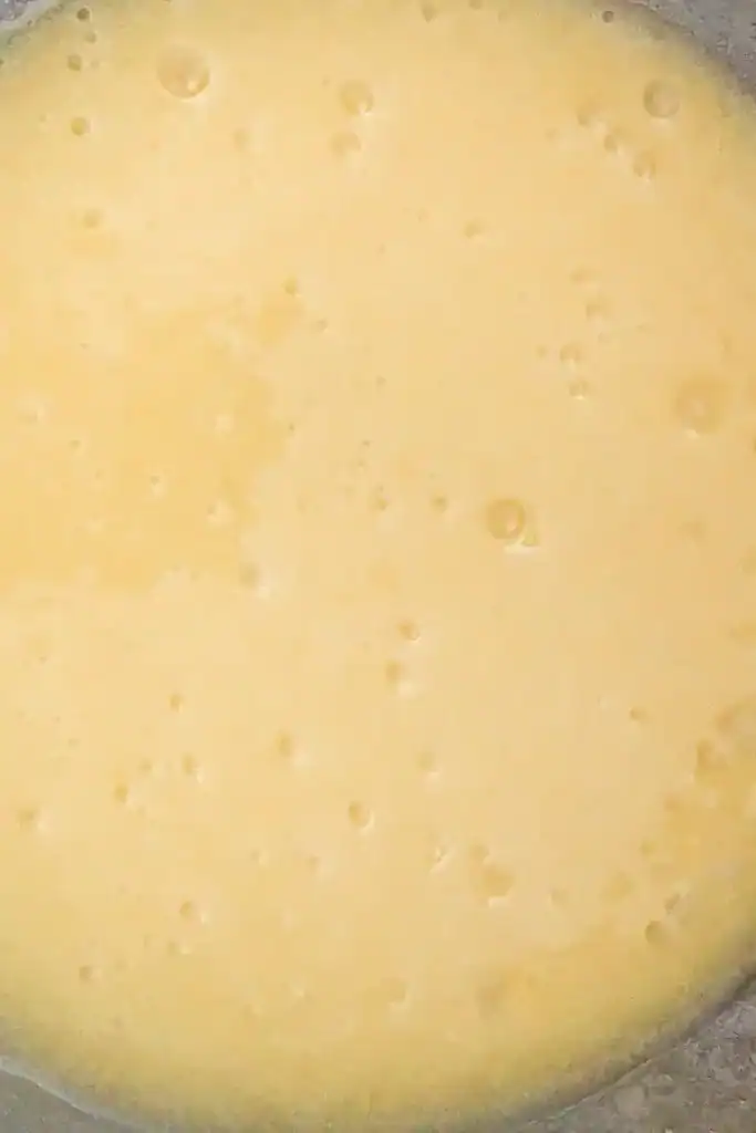 beating until a creamy yellow