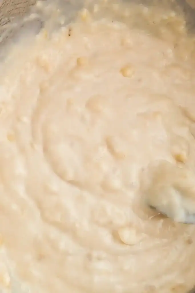 the banana bread batter without nuts