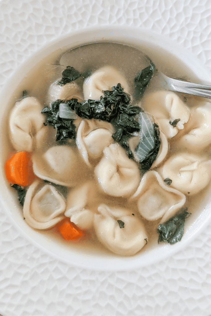 Easy Cappelletti Soup With Kale_ 20-Minute Meals
