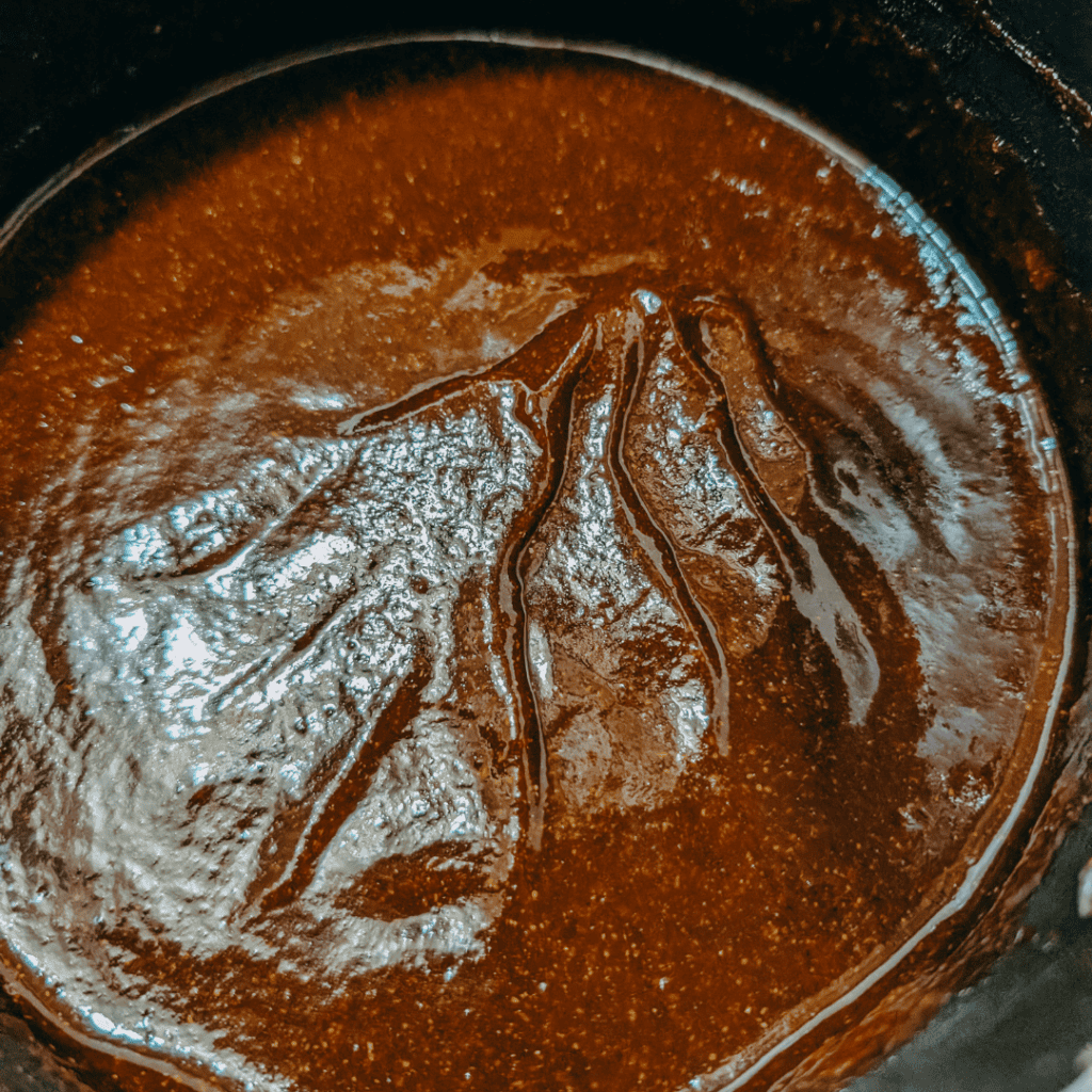 BBQ sauce with molasses, spices, and smoky flavor for grilling and dipping.