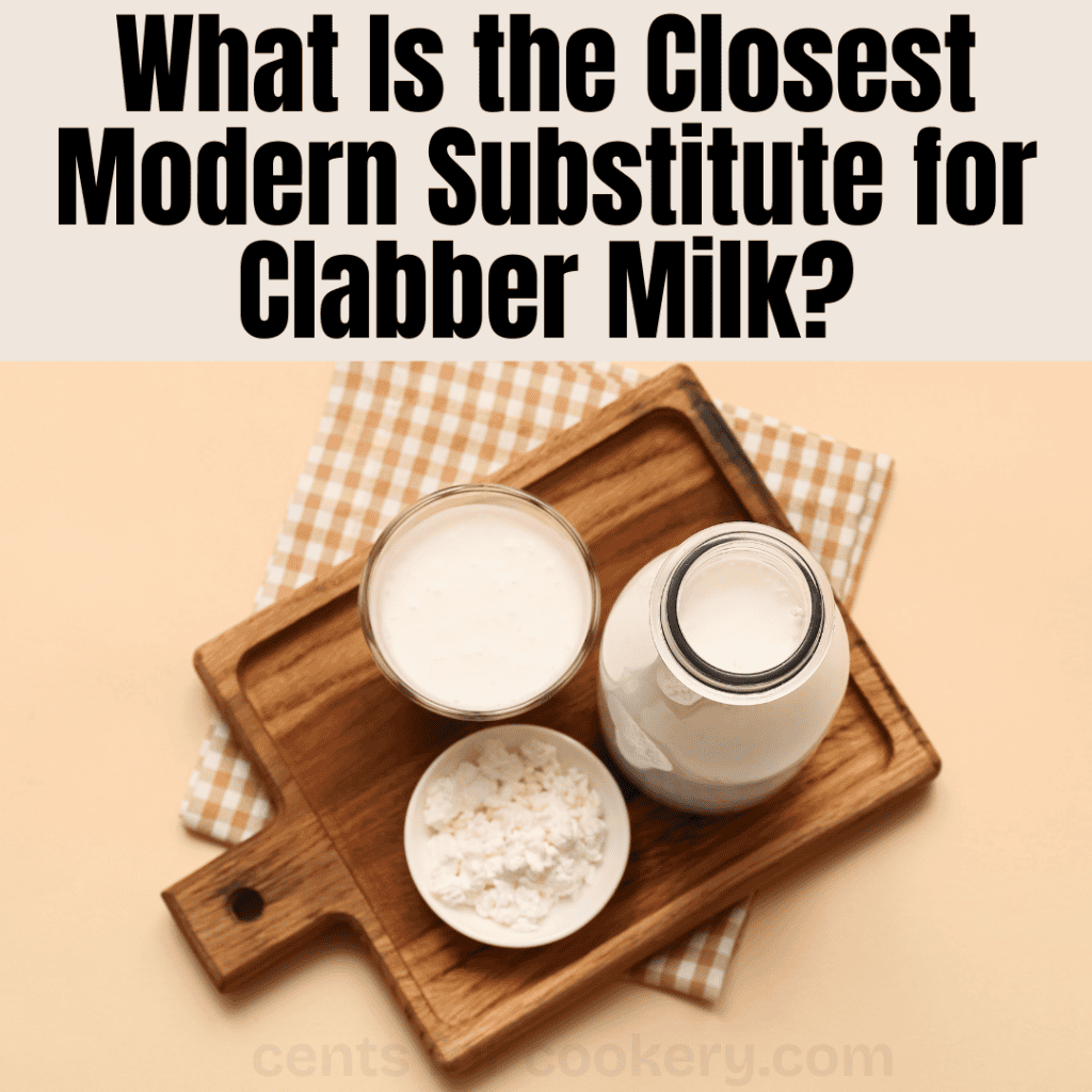 Dairy-free cream cheese substitute on a wooden board with a glass of milk and a small bowl of flour.
