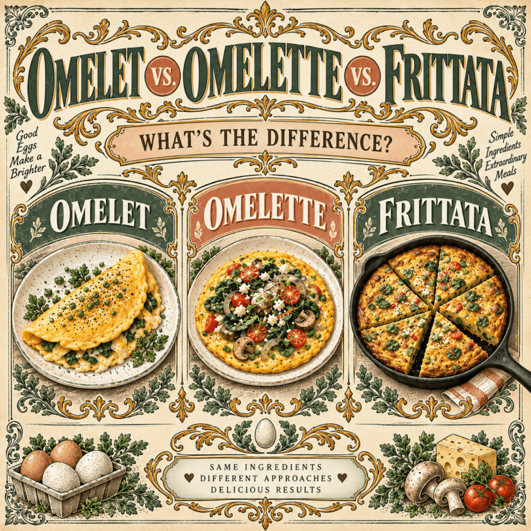 Omelet vs. Omelette vs. Frittata: What’s the Difference?