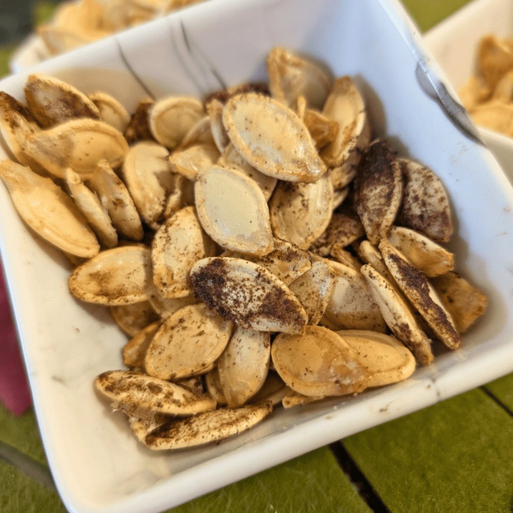 pumpkin spice pumpkin seeds
