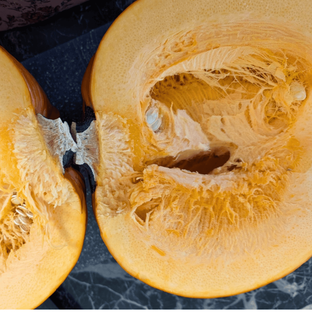 the pumpkin seeds in pumpkin