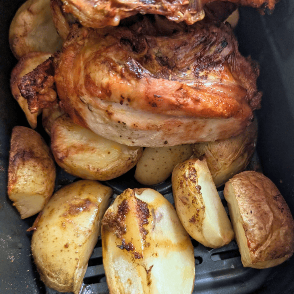 roasted chicken and potatoes (2)