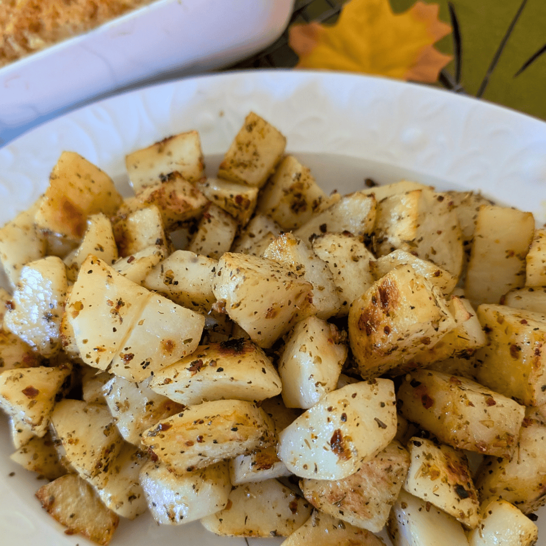roasted cubed potatoes