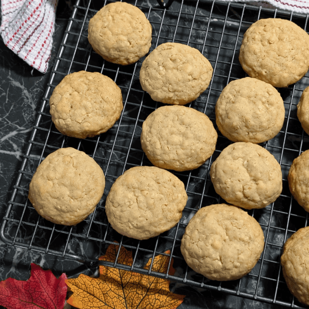 soft maple oatmeal cookies