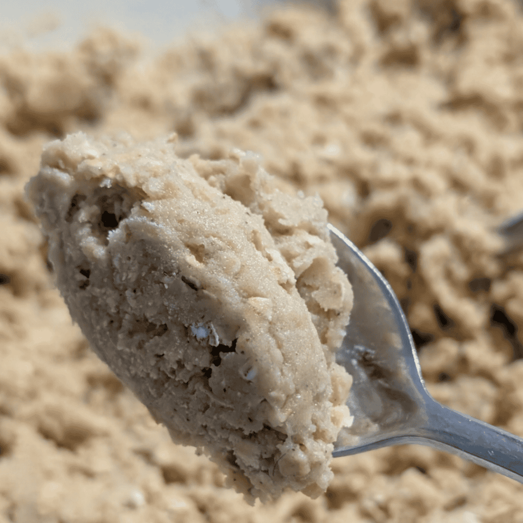 the amount of cookie dough to roll