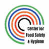 Logo of the Center for Food Safety & Hygiene with colorful concentric circles.