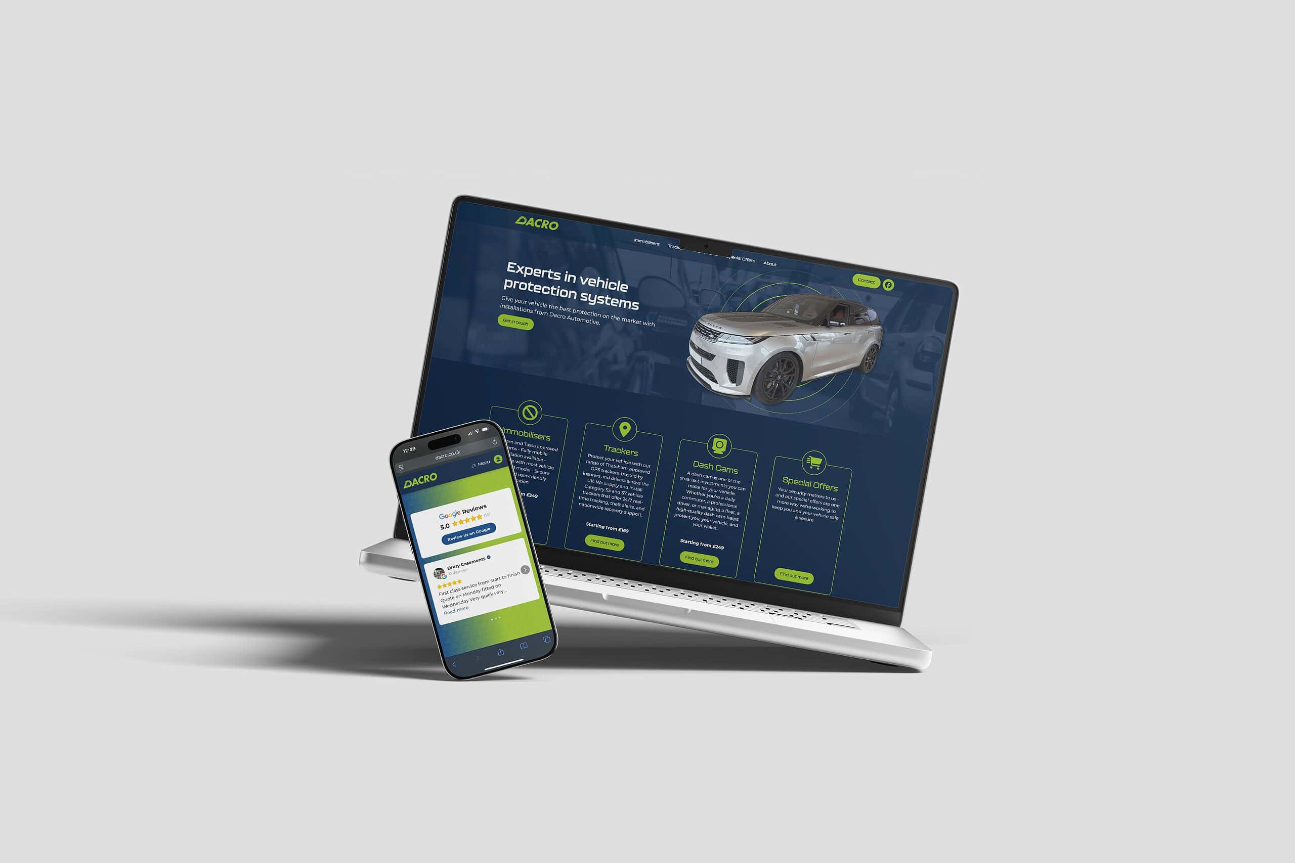 Dacro Laptop Mobile Mockup