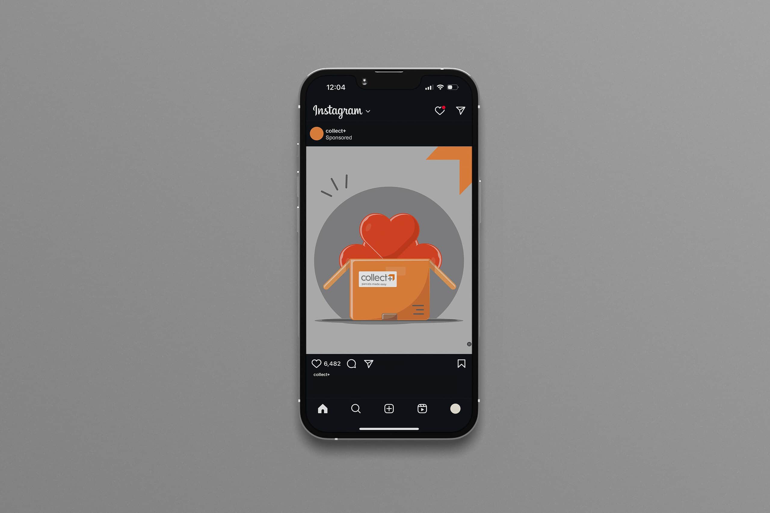 Collect+ Social Video Mockup