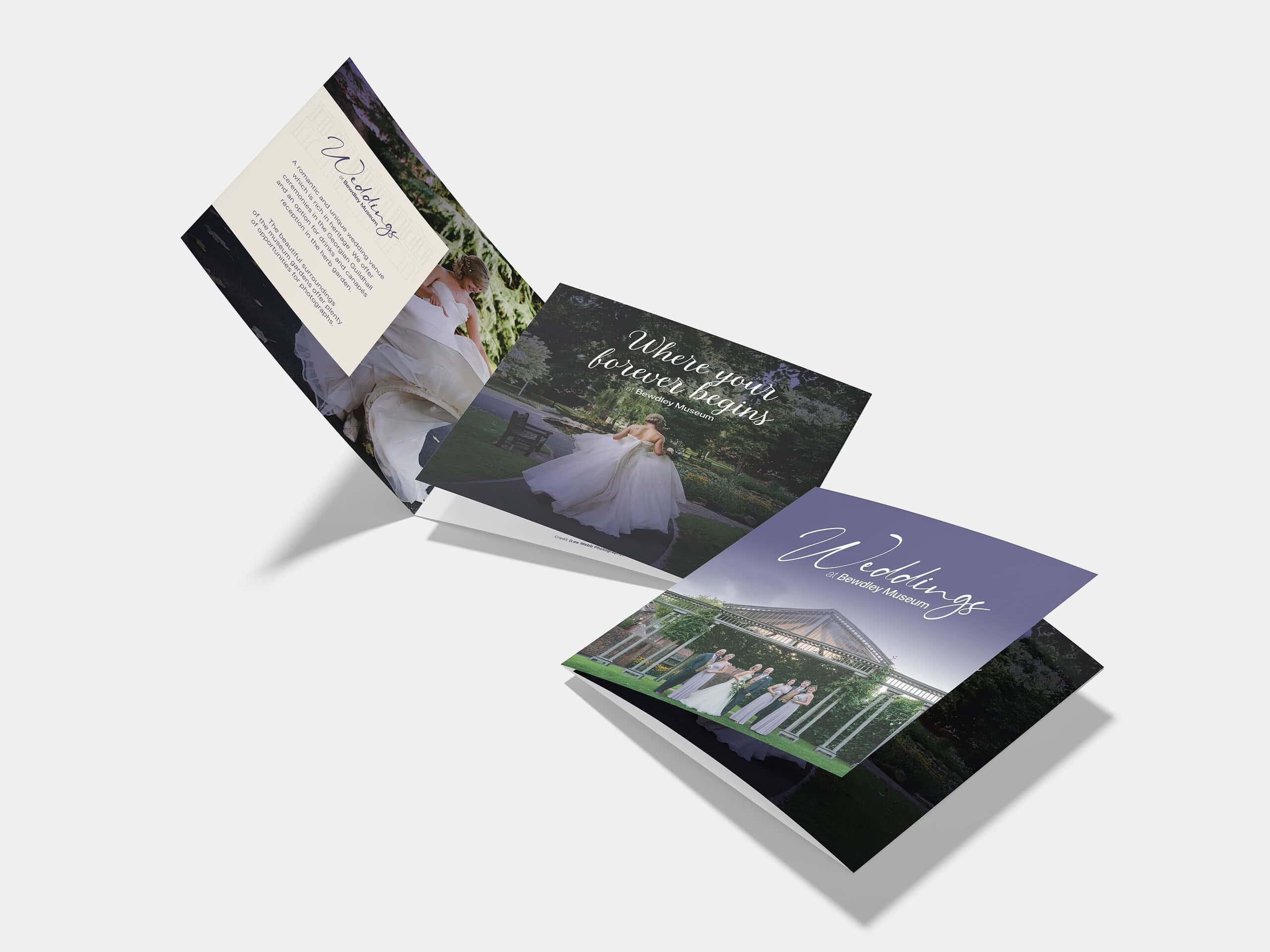 Weddings At Bewdley Museum Brochure Fold Mockup