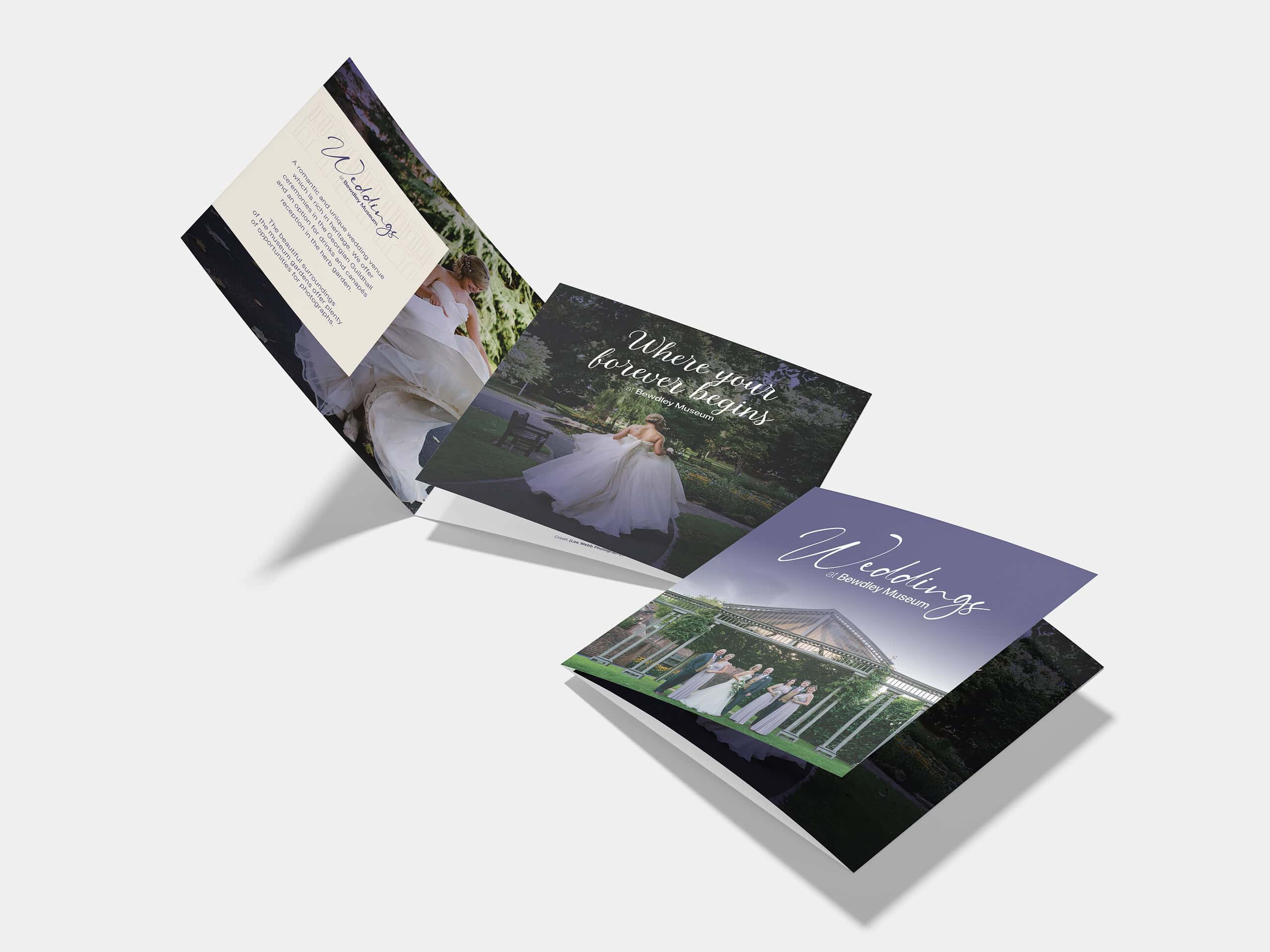 Weddings At Bewdley Museum Brochure Fold Mockup