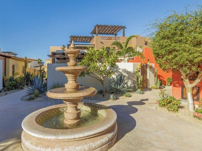 Courtyard Fountain At Pueblo Campestre, Club Campestre