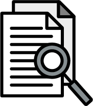 Symbol für das bearbeiten von Fallanalysen und Praxisbeispielen