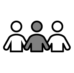 Symbol für Gruppenarbeit