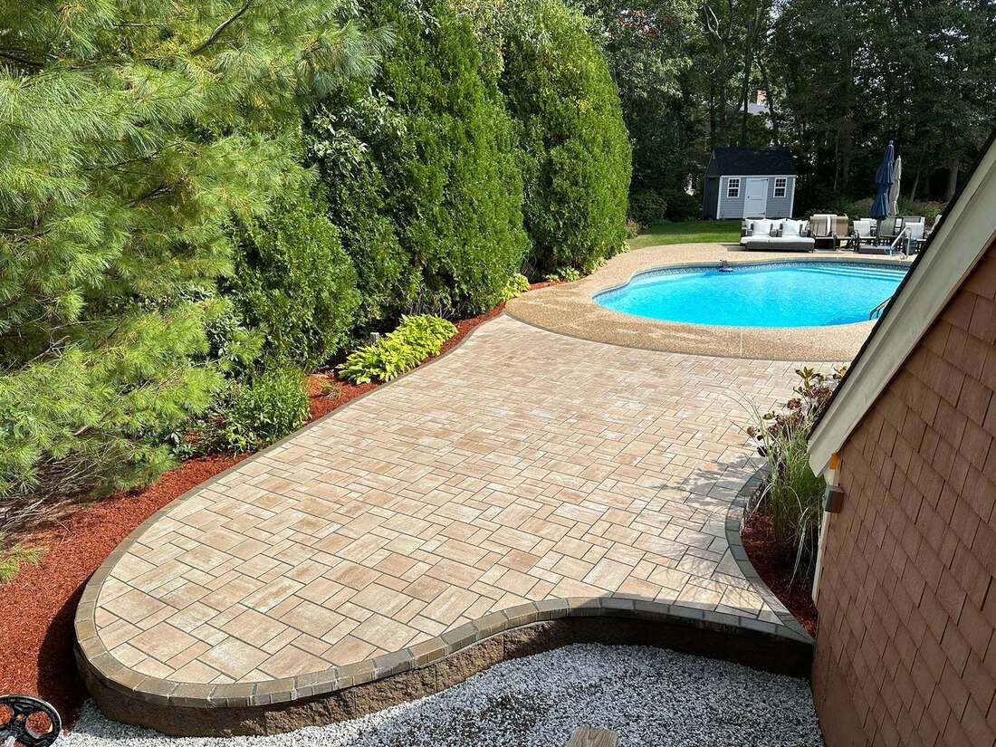 32 Old Toll Road — Pool Patio, Retaining Wall & Stairs 11 oldtoll after hero