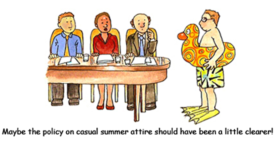 summer dress code hr