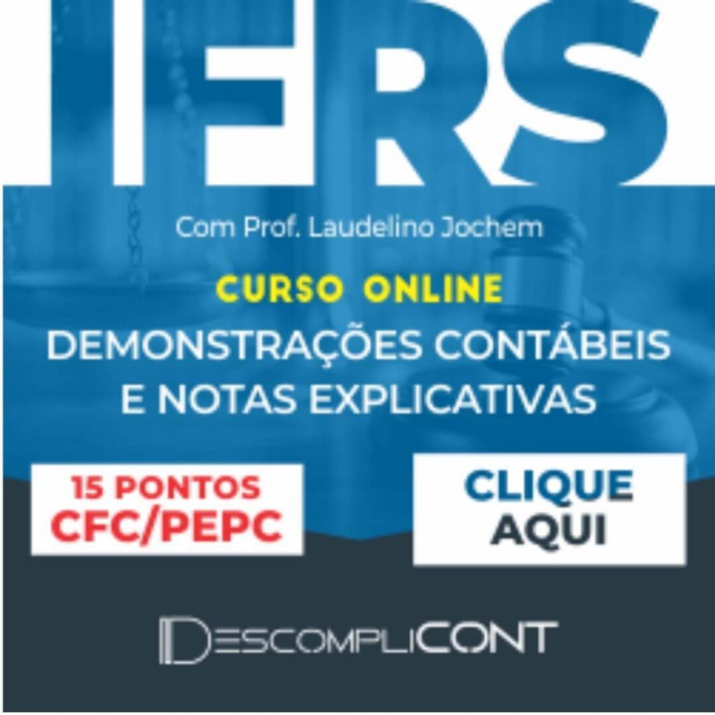 IFRS Demonstrações Contábeis e Notas Explicativas