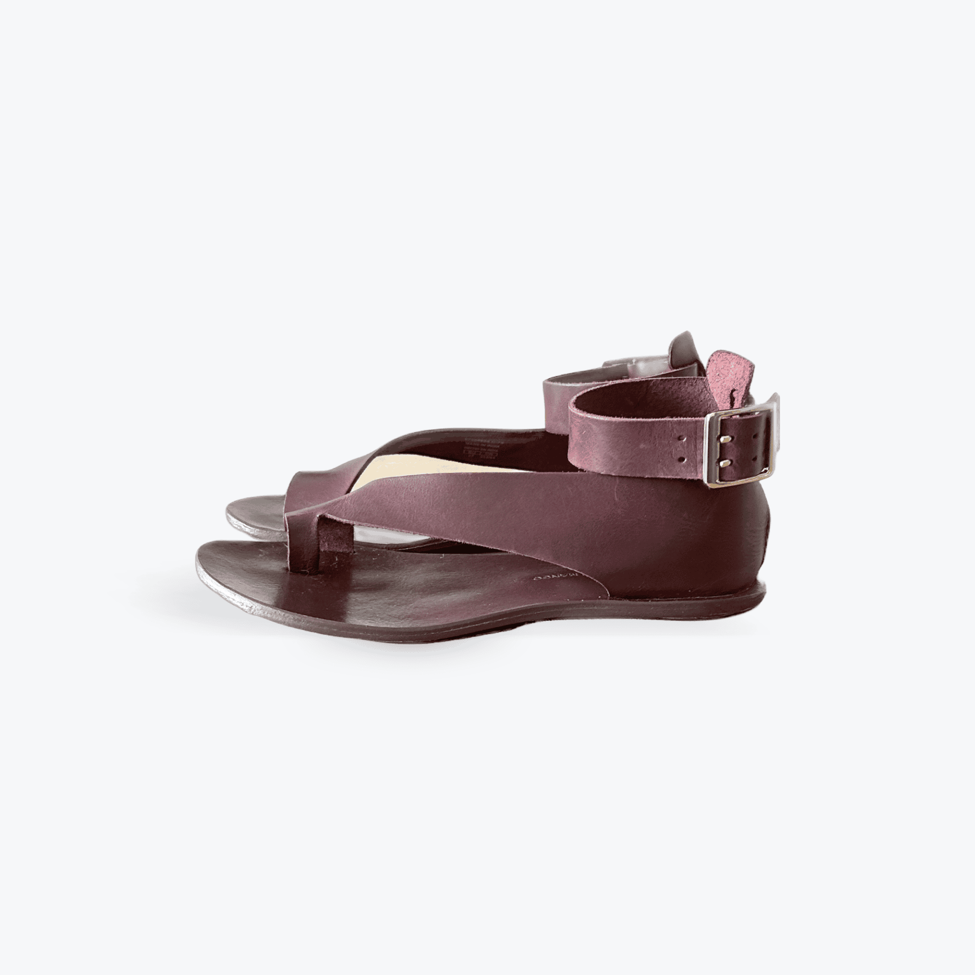 Sandales Victoria Beckham x Mango Burgundy – Image 4