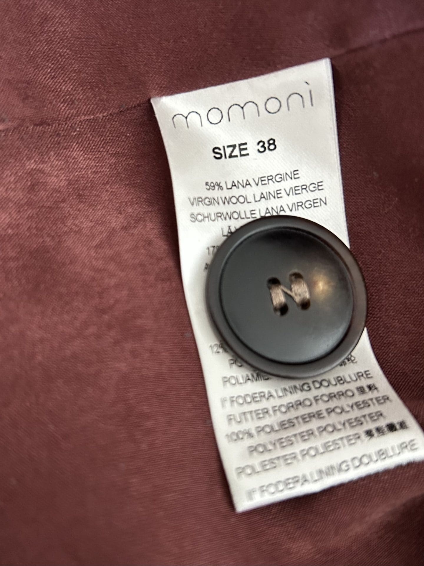 Manteau Momoni Fontainebleau laine vierge – Image 5