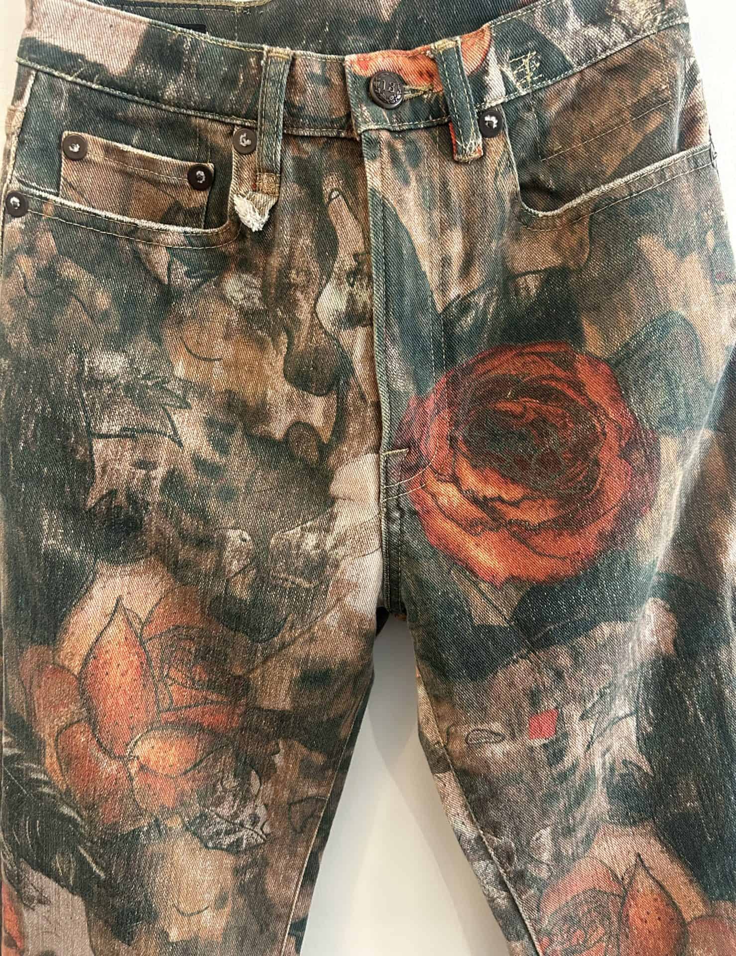 Jean R13 Jane Printed Camo Rose – Image 4