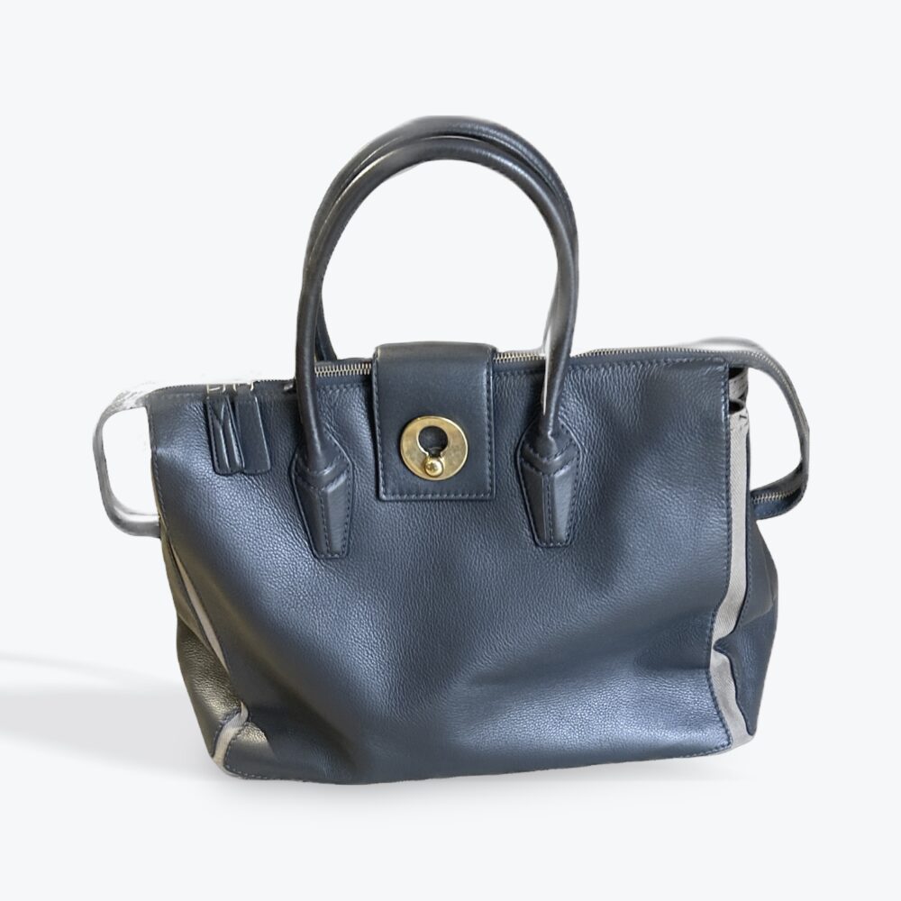 YSL, Muse Two Cabas, cuir brun