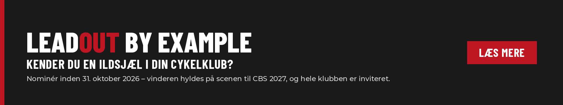 LeadOut By Example – nominér en ildsjæl