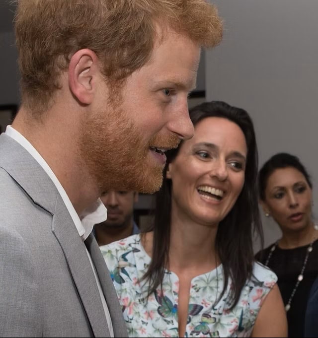 Sonja Piontek meeting Prince Harry