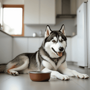 picky eater husky