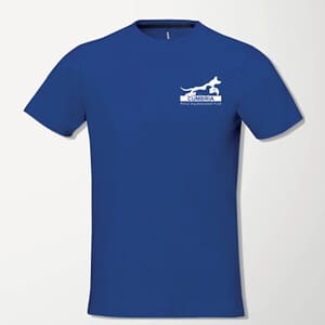 Cotton Short Sleeve T-shirt (Blue)