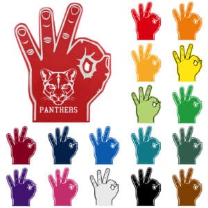 Custom Foam OK Hand