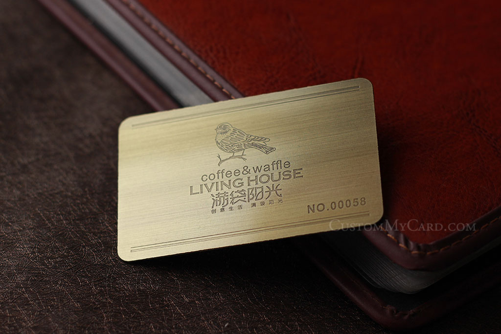Verdigris Bronze Metal Cards - Image 2