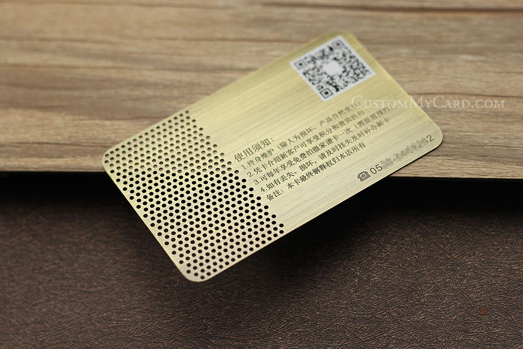 Verdigris Bronze Metal Cards - Image 3