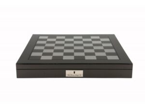 Dal Rossi Italy Carbon Fibre Shiny Finish Chess Box 20” with compartments