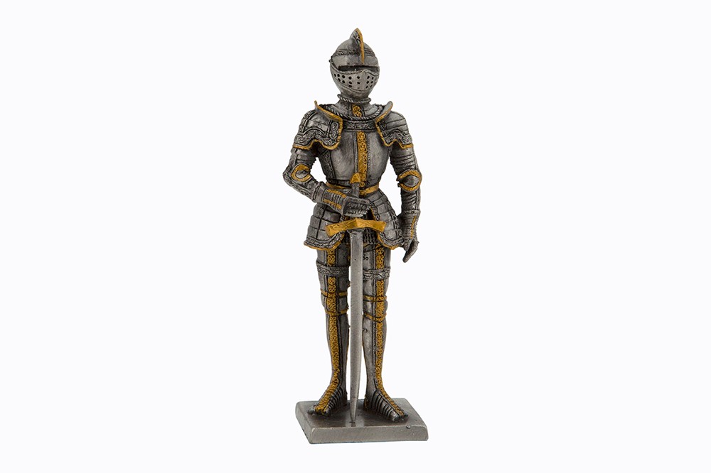 Dal Rossi Pewter MEDIEVAL WARRIOR - FULL BODY ARMOR - LEFT