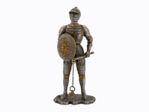 Dal Rossi Pewter WARRIOR SERIES-HOLDING CHAINED