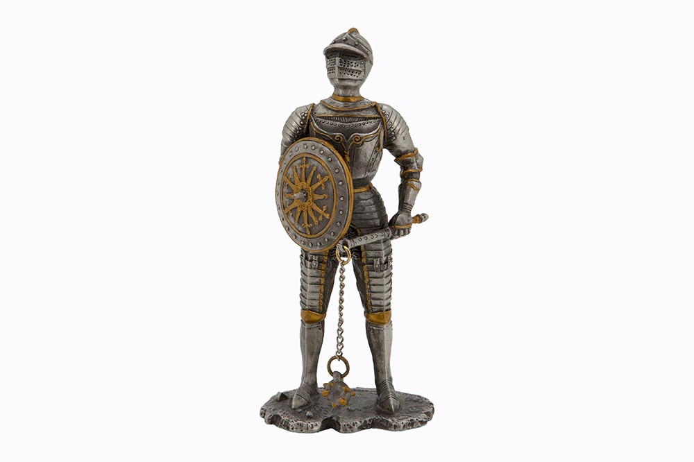 Dal Rossi Pewter WARRIOR SERIES-HOLDING CHAINED