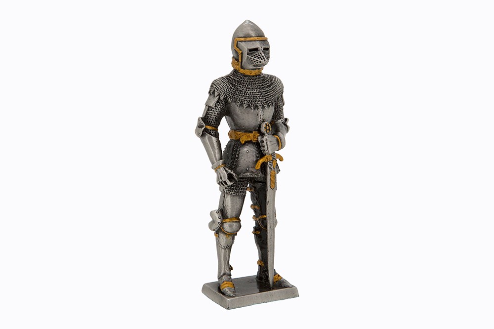 Dal Rossi Pewter MIDDLE ANCIENT WARRIOR - SWORD IN LEFT