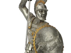 Dal Rossi Pewter MEDIEVAL WARRIOR - HOLDING SHIELD Pewter Figurines height from 110mm to 160mm