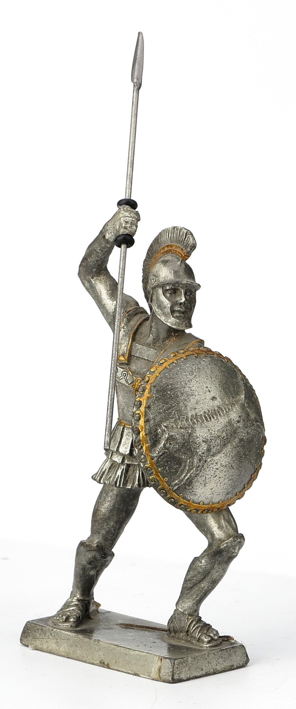 Dal Rossi Pewter MEDIEVAL WARRIOR - HOLDING SHIELD Pewter Figurines height from 110mm to 160mm