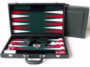 Dal Rossi Green Backgammon 15" PU Leather