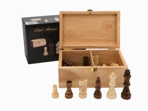 Dal Rossi Italy Chess 95mm Pieces Plus Storage Box