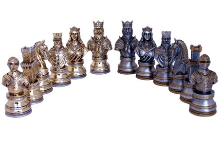 Dal Rossi Italy, Medieval Warriors Chessmen Only