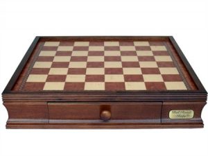 Dal Rossi Italy 16" Chess Box With Two Drawers